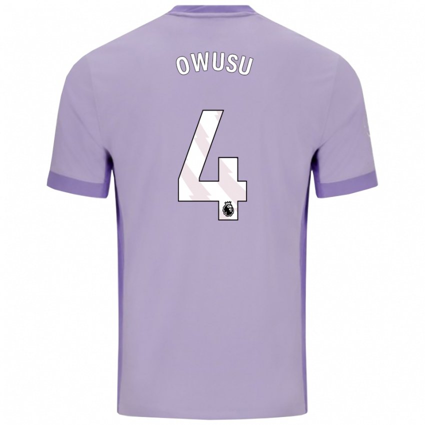 ילדים יוסיף מורו אווסו #4 טארו סגול לבן הרחק ג'רזי 2025/26 חולצה קצרה