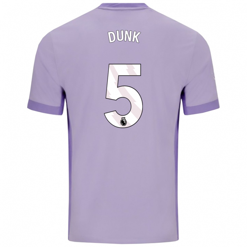 ילדים לואיס דאנק #5 טארו סגול לבן הרחק ג'רזי 2025/26 חולצה קצרה