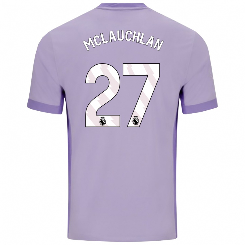 ילדים רייצ'ל מקלאוקלן #27 טארו סגול לבן הרחק ג'רזי 2025/26 חולצה קצרה