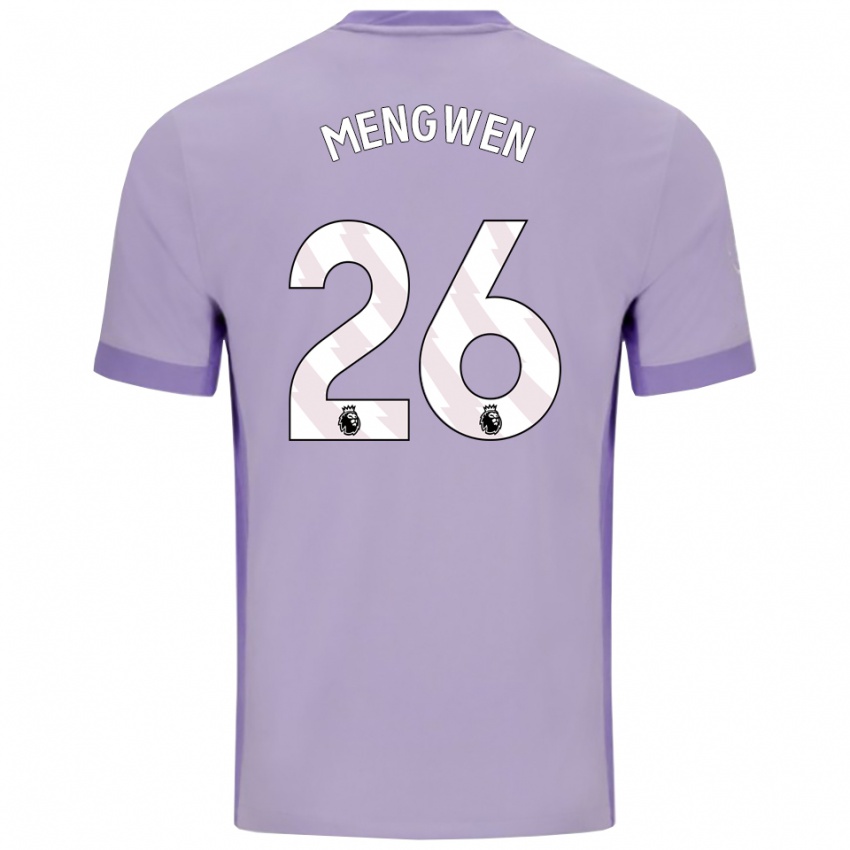 ילדים לי מנגווין #26 טארו סגול לבן הרחק ג'רזי 2025/26 חולצה קצרה