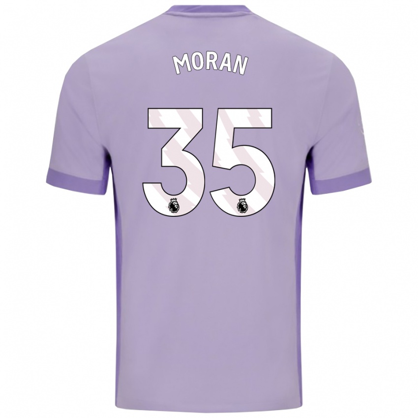 ילדים אנדרו מורן #35 טארו סגול לבן הרחק ג'רזי 2025/26 חולצה קצרה