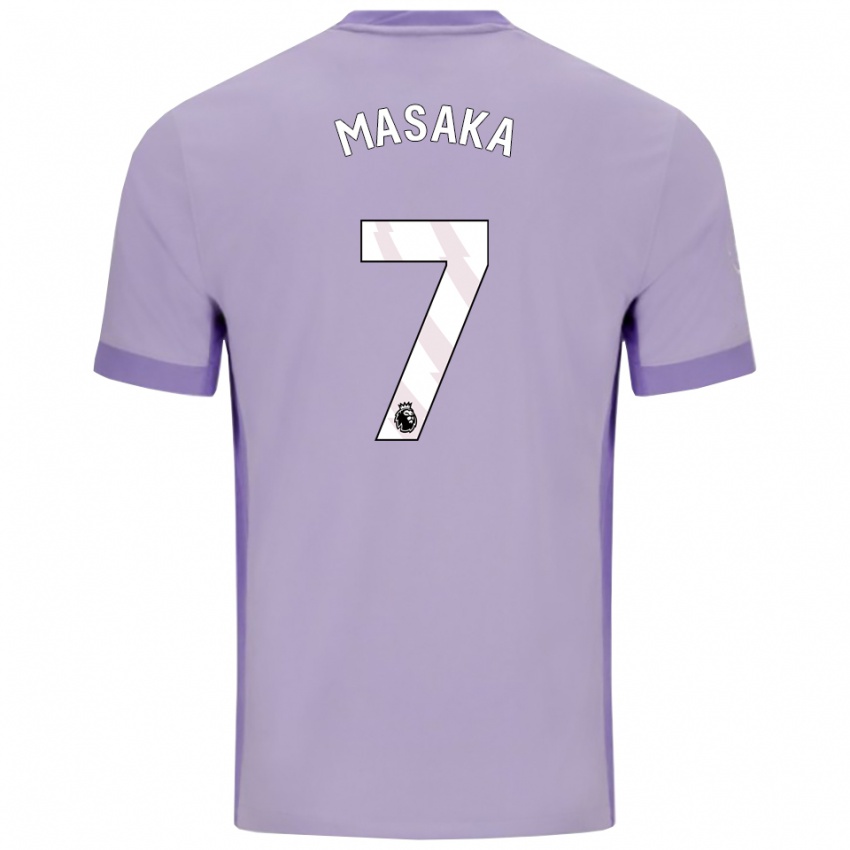 ילדים עיישה מסאקה #7 טארו סגול לבן הרחק ג'רזי 2025/26 חולצה קצרה