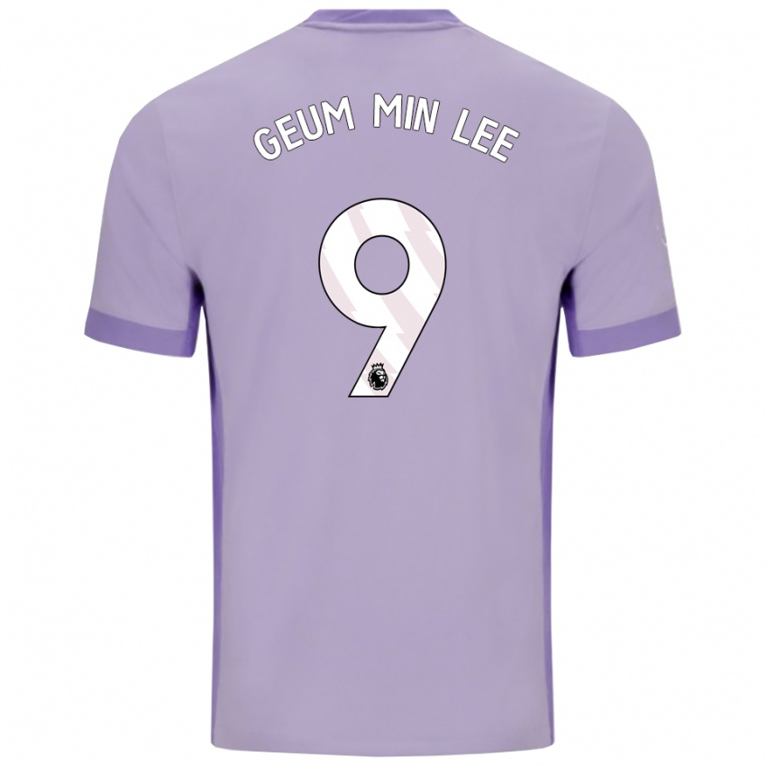 ילדים לי גיום-מין #9 טארו סגול לבן הרחק ג'רזי 2025/26 חולצה קצרה