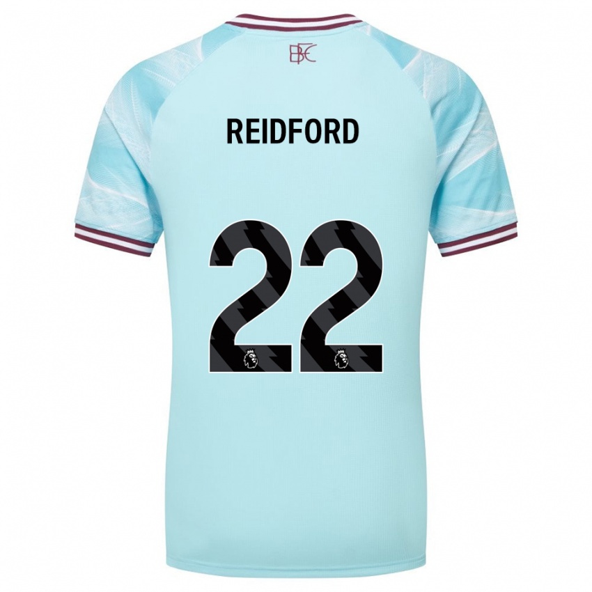 ילדים Isabella Reidford #22 תכלת בורדו הרחק ג'רזי 2025/26 חולצה קצרה