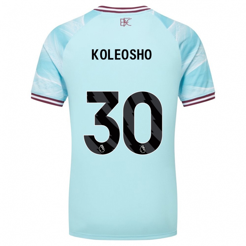 ילדים לוקה קולאושו #30 תכלת בורדו הרחק ג'רזי 2025/26 חולצה קצרה