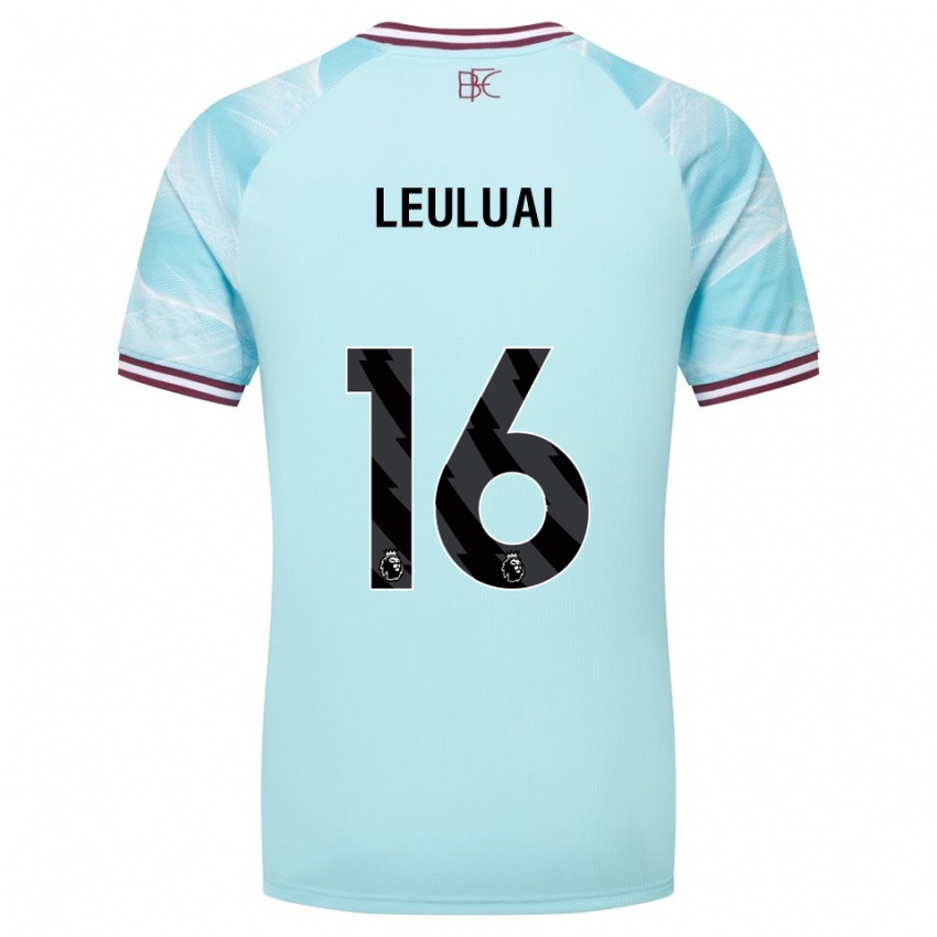 ילדים מארלי לולואי #16 תכלת בורדו הרחק ג'רזי 2025/26 חולצה קצרה