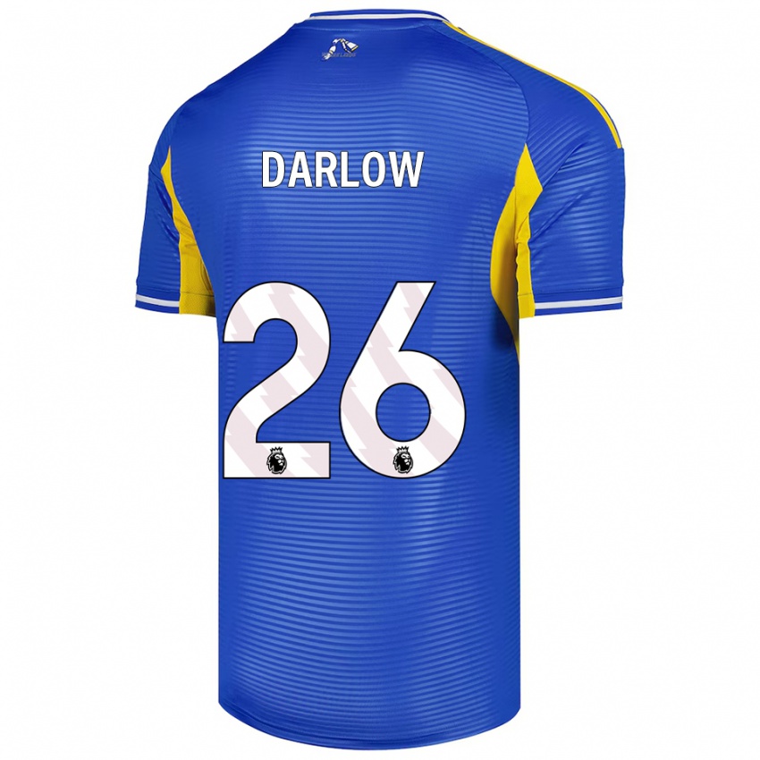 ילדים קארל דארלו #26 כחול צהוב הרחק ג'רזי 2025/26 חולצה קצרה