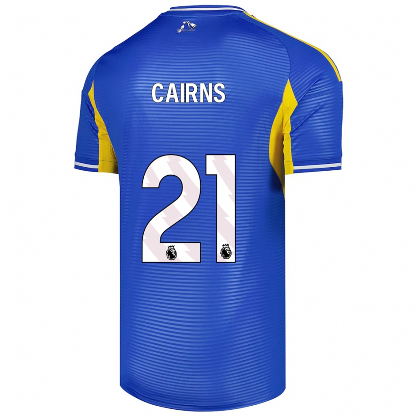 ילדים אלכס קיירנס #21 כחול צהוב הרחק ג'רזי 2025/26 חולצה קצרה