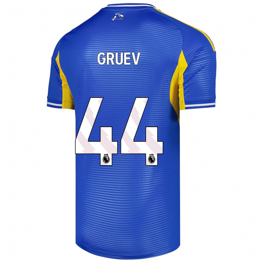 ילדים איליה גרואב #44 כחול צהוב הרחק ג'רזי 2025/26 חולצה קצרה