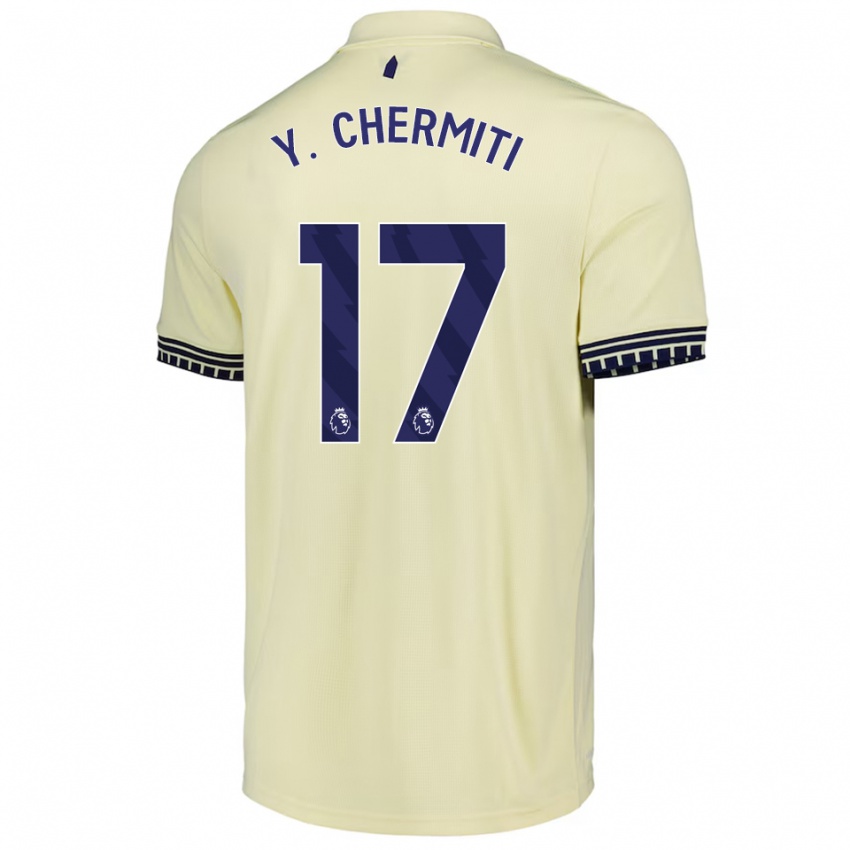 ילדים יוסף שרמיטי #17 לבן מלוכלך שחור הרחק ג'רזי 2025/26 חולצה קצרה