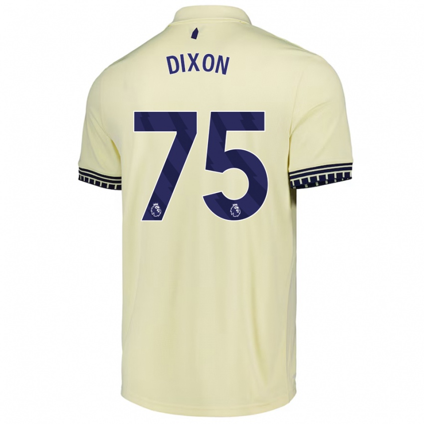 ילדים רומן דיקסון #75 לבן מלוכלך שחור הרחק ג'רזי 2025/26 חולצה קצרה