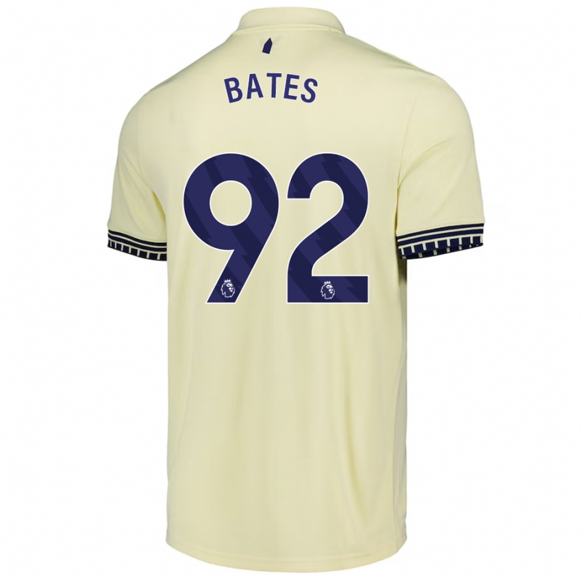 ילדים קאלום בייטס #92 לבן מלוכלך שחור הרחק ג'רזי 2025/26 חולצה קצרה