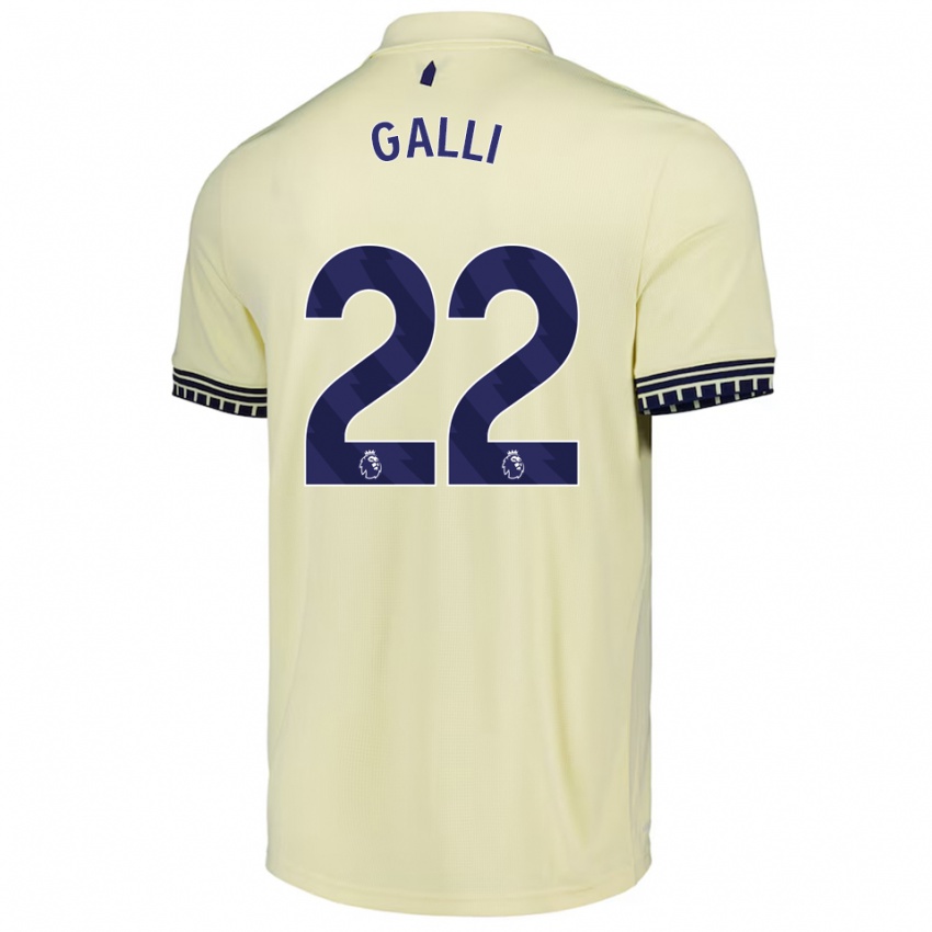 ילדים אורורה גאלי #22 לבן מלוכלך שחור הרחק ג'רזי 2025/26 חולצה קצרה