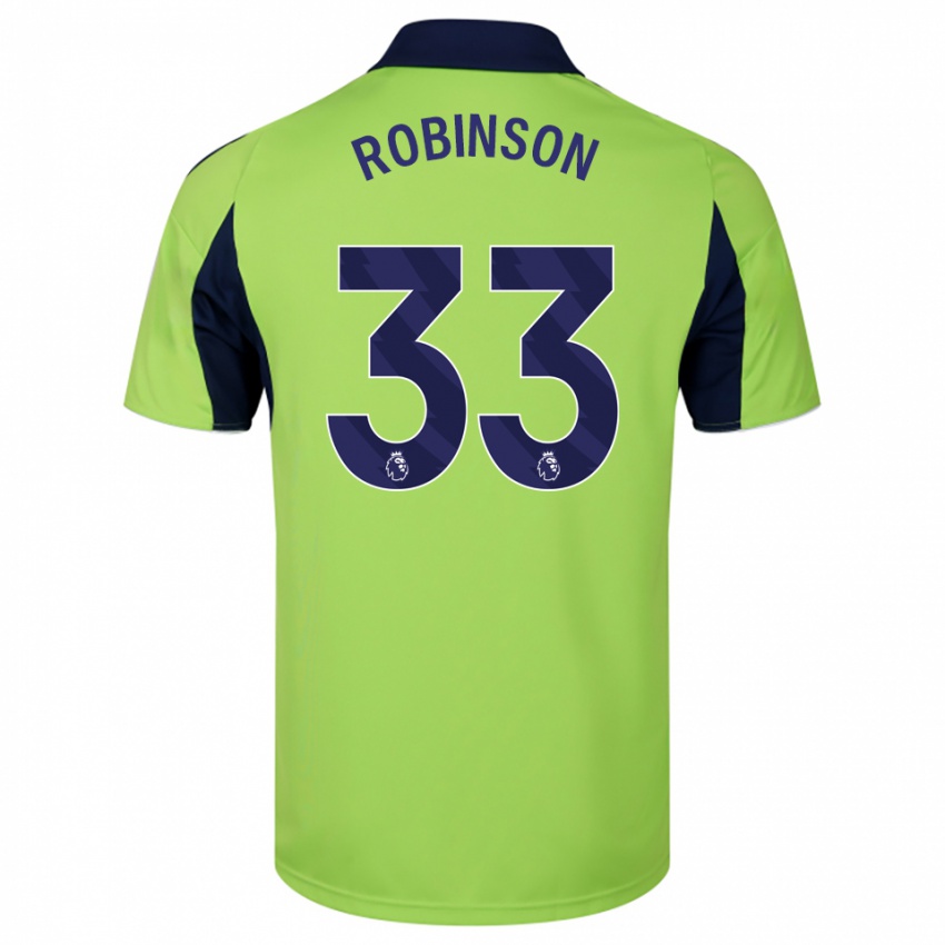 ילדים אנתוני רובינסון #33 ירוק נייבי לבן הרחק ג'רזי 2025/26 חולצה קצרה