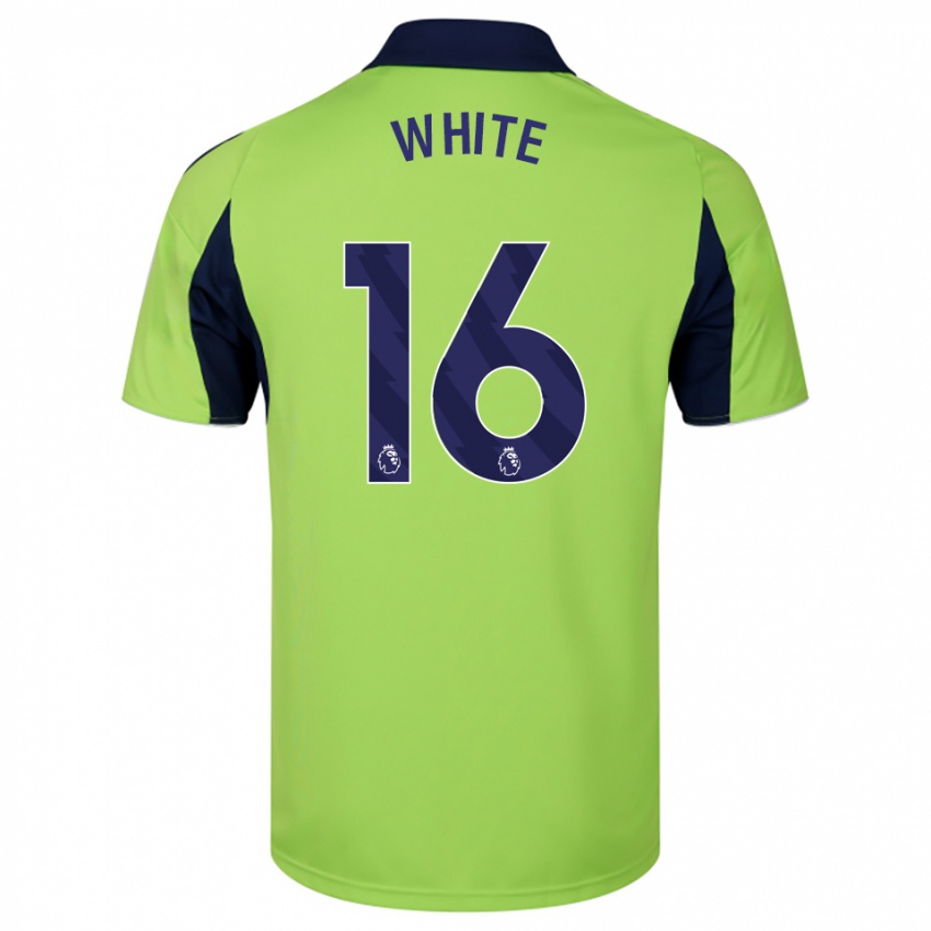 ילדים Alfie White #16 ירוק נייבי לבן הרחק ג'רזי 2025/26 חולצה קצרה