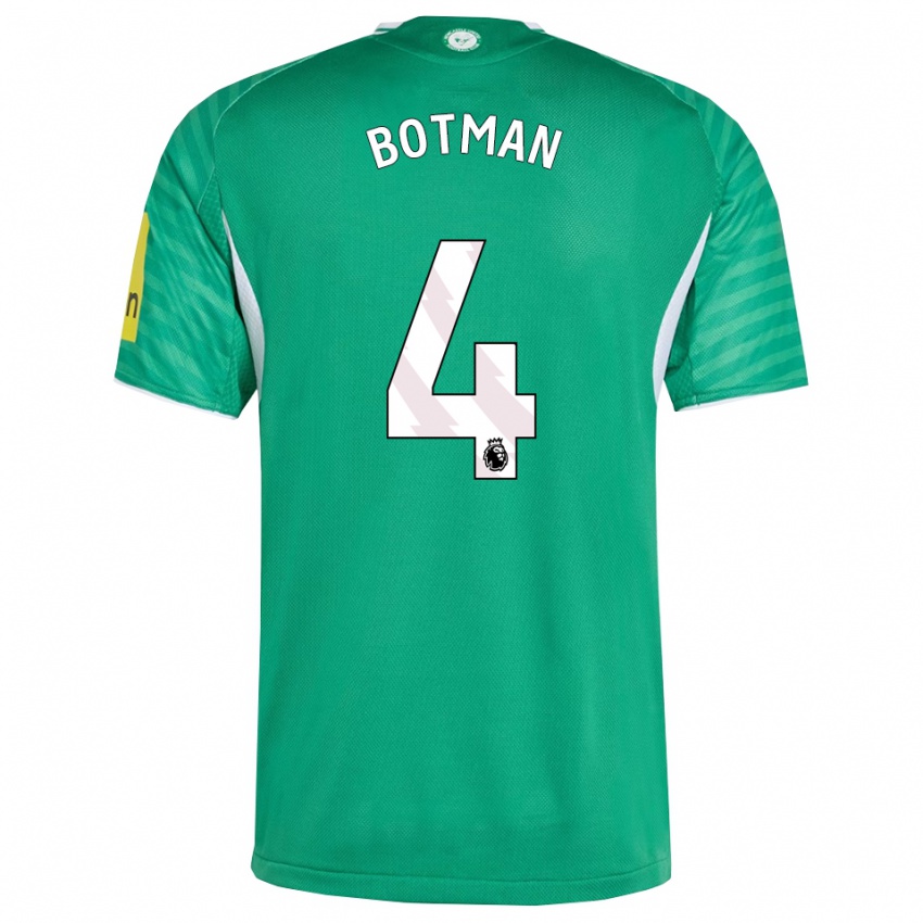 ילדים סוון בוטמן #4 ירוק לבן הרחק ג'רזי 2025/26 חולצה קצרה