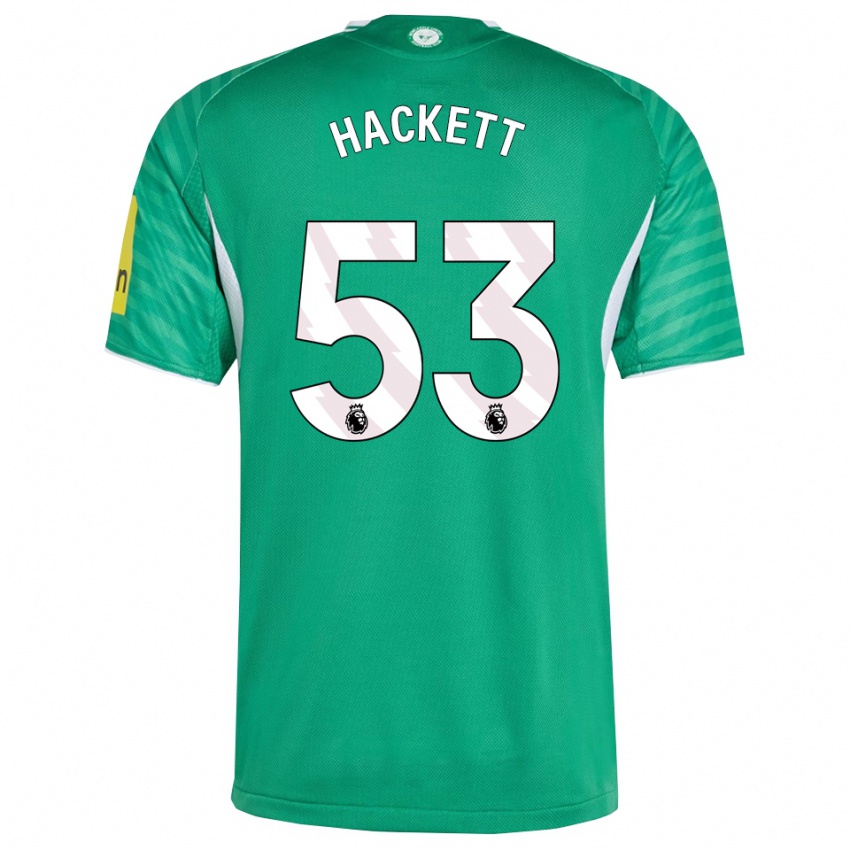 ילדים ג׳ורדן האקט #53 ירוק לבן הרחק ג'רזי 2025/26 חולצה קצרה