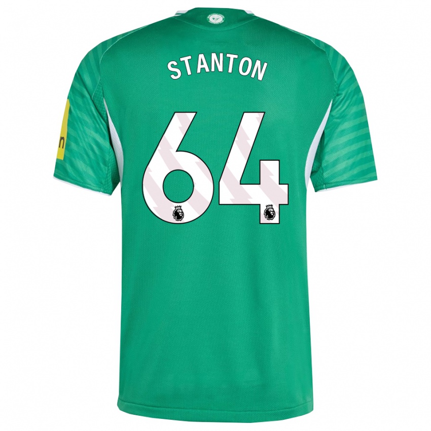 ילדים אליס כריסטופר סטנטון #64 ירוק לבן הרחק ג'רזי 2025/26 חולצה קצרה