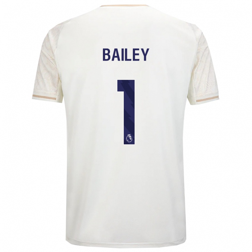 ילדים Joe Bailey #1 לבן מלוכלך שחור הרחק ג'רזי 2025/26 חולצה קצרה