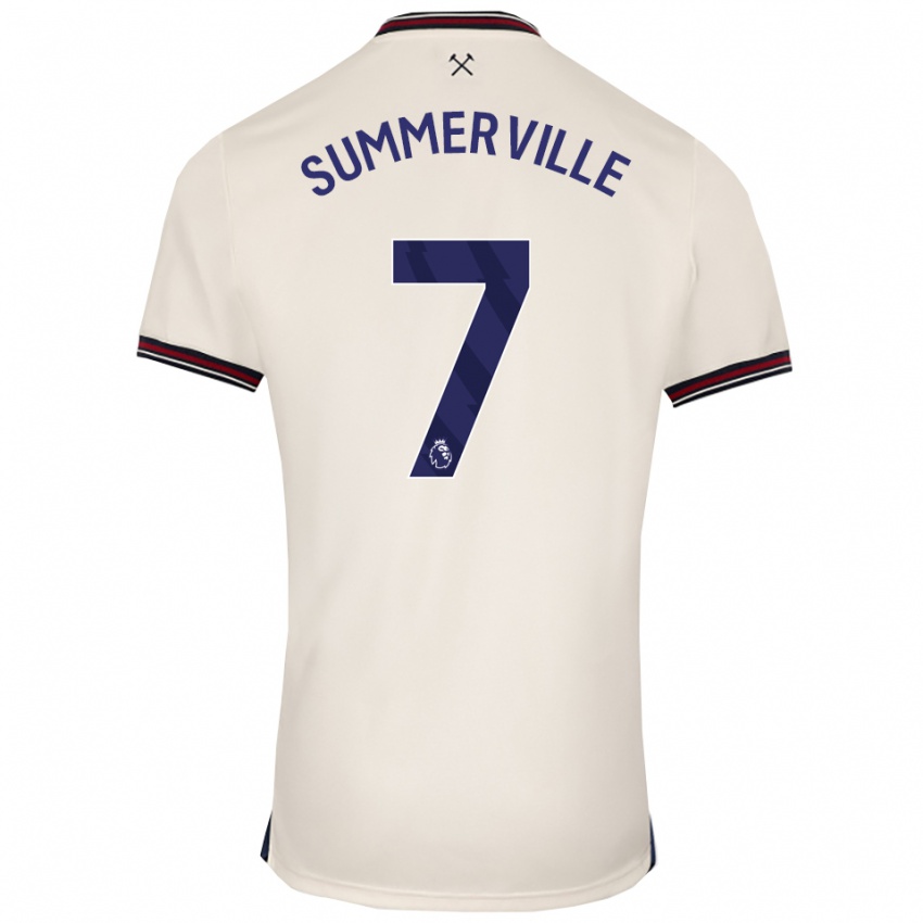 ילדים Crysencio Summerville #7 לבן מלוכלך הרחק ג'רזי 2025/26 חולצה קצרה