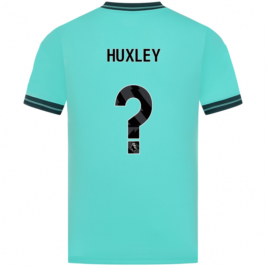 ילדים Leon Huxley #0 תכלת ירוק הרחק ג'רזי 2025/26 חולצה קצרה