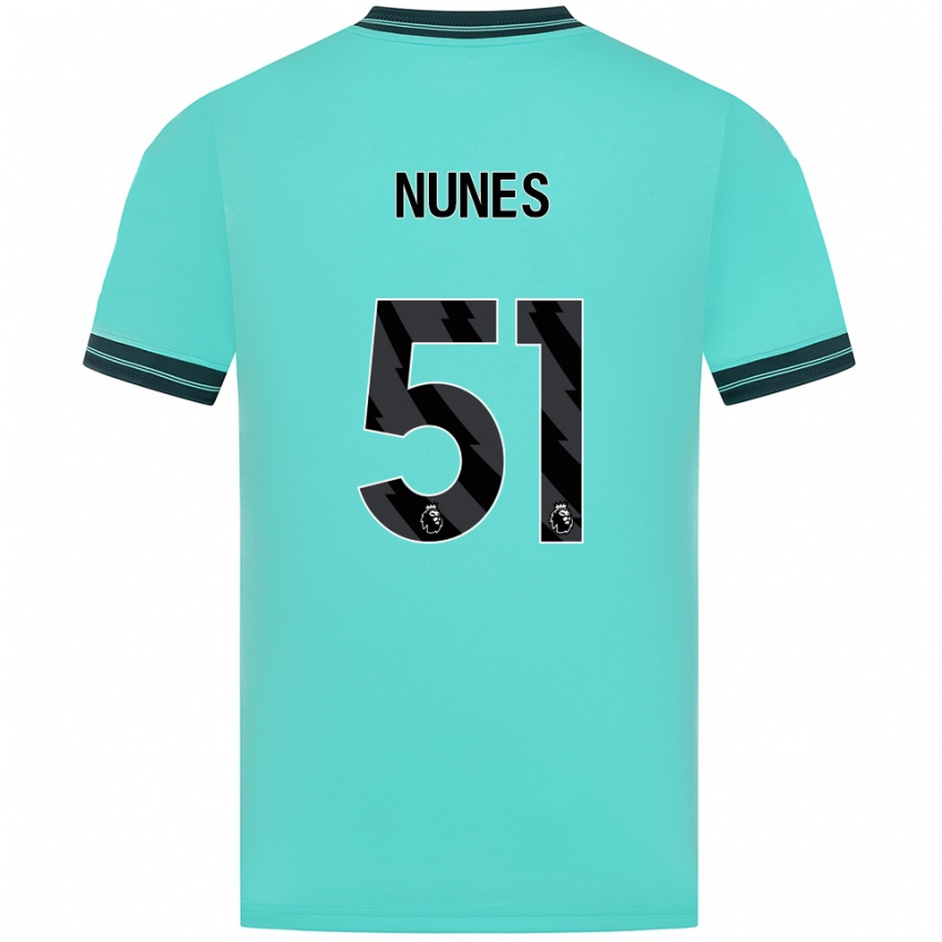 ילדים Grazi Nunes #51 תכלת ירוק הרחק ג'רזי 2025/26 חולצה קצרה