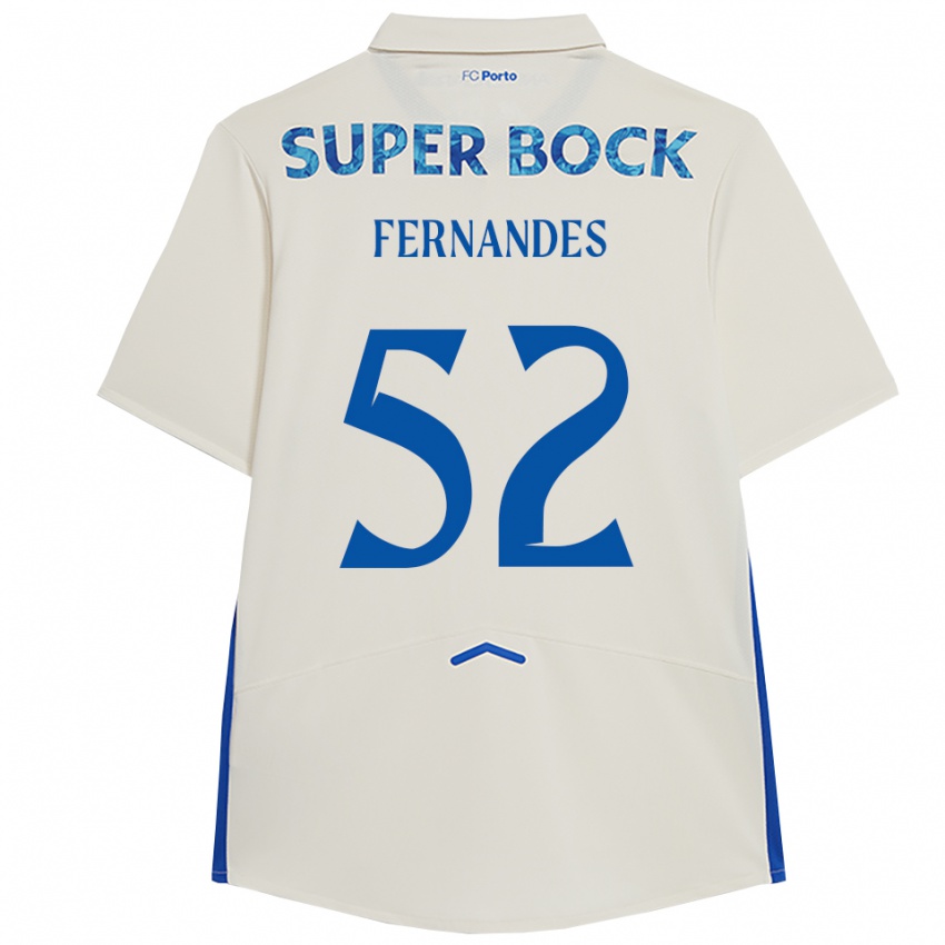 ילדים מרטים פרננדס #52 לבן כחול ג'רזי קיט שלישי 2025/26 חולצה קצרה