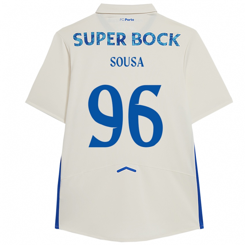 ילדים Filipe Sousa #96 לבן כחול ג'רזי קיט שלישי 2025/26 חולצה קצרה