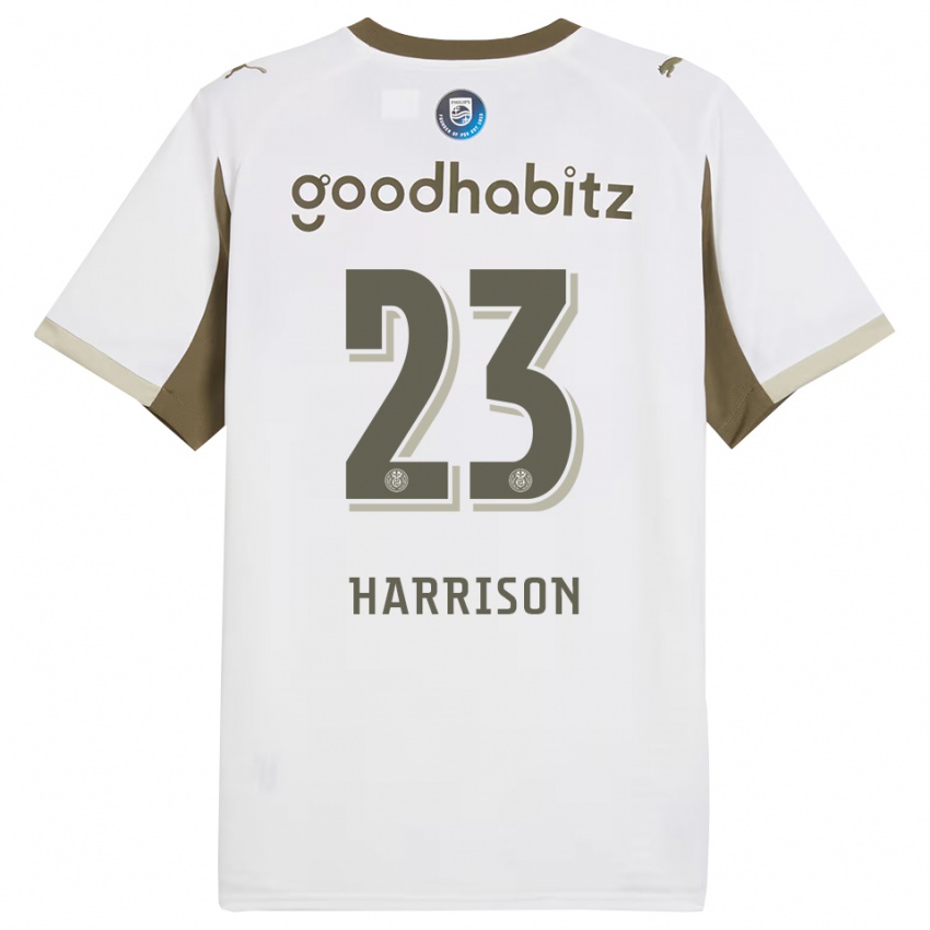 ילדים איימי הריסון #23 לבן אפור ג'רזי קיט שלישי 2025/26 חולצה קצרה