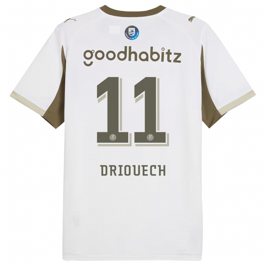 ילדים קוחיב דריואץ׳ #11 לבן אפור ג'רזי קיט שלישי 2025/26 חולצה קצרה