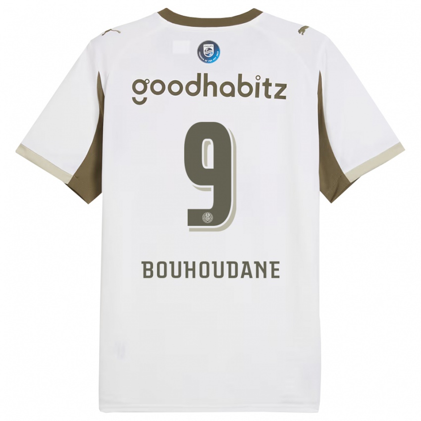ילדים סאמי בוהאודאן #9 לבן אפור ג'רזי קיט שלישי 2025/26 חולצה קצרה