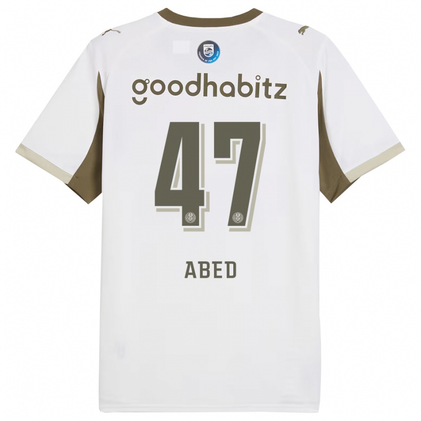 ילדים תאי עבד #47 לבן אפור ג'רזי קיט שלישי 2025/26 חולצה קצרה