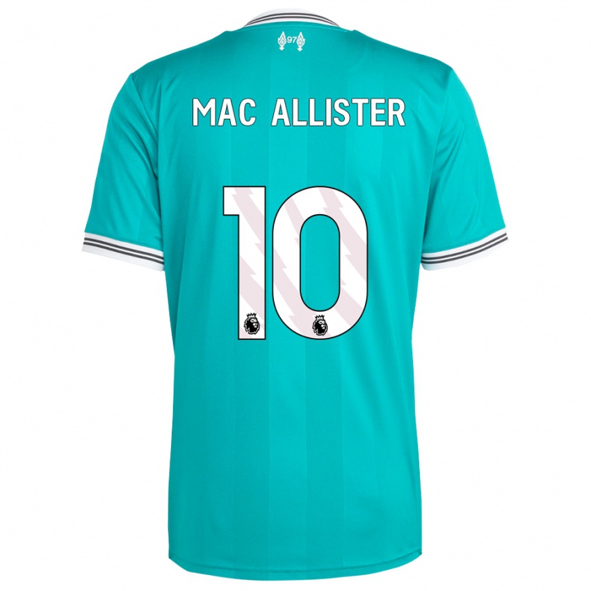 ילדים אלכסיס מקאליסטר #10 ירוק לבן ג'רזי קיט שלישי 2025/26 חולצה קצרה ילדים אלכסיס מקאליסטר #10 ירוק לבן ג'רזי קיט שלישי 2025/26 חולצה קצרה