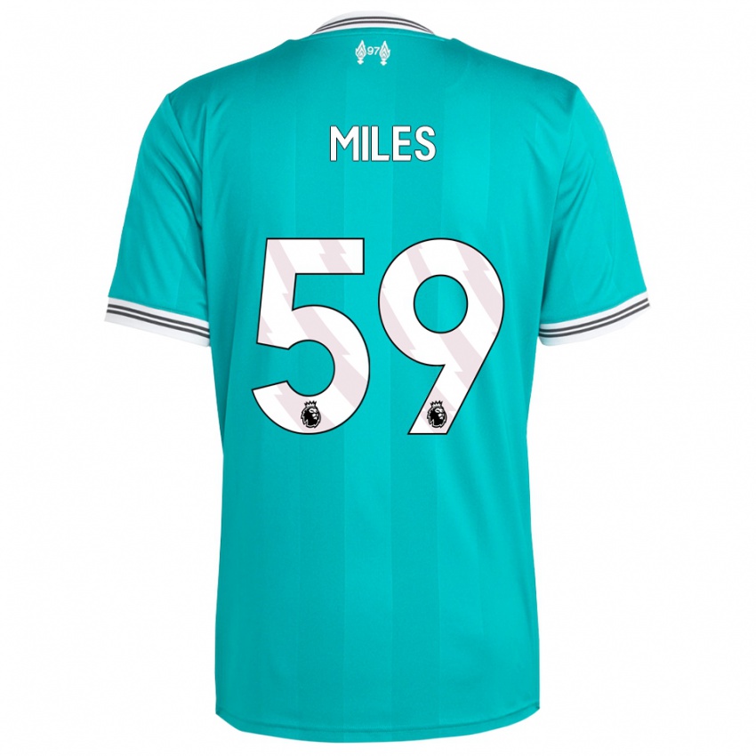 ילדים טרנס מיילס #59 ירוק לבן ג'רזי קיט שלישי 2025/26 חולצה קצרה ילדים טרנס מיילס #59 ירוק לבן ג'רזי קיט שלישי 2025/26 חולצה קצרה