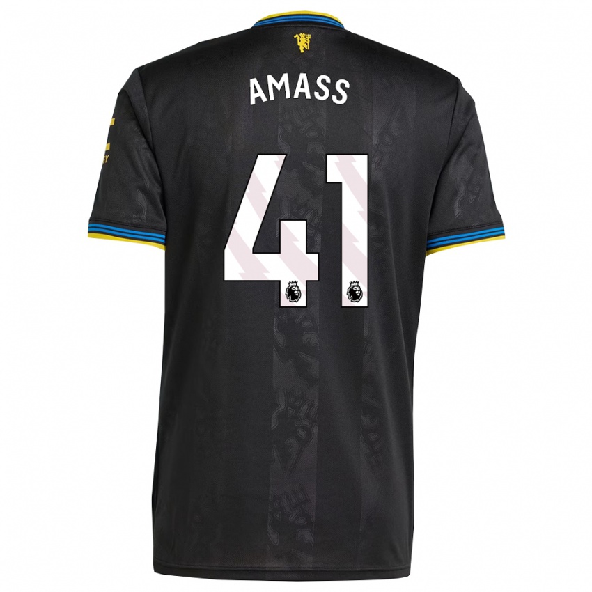 ילדים הארי עמאס #41 שחור צהוב כחול ג'רזי קיט שלישי 2025/26 חולצה קצרה