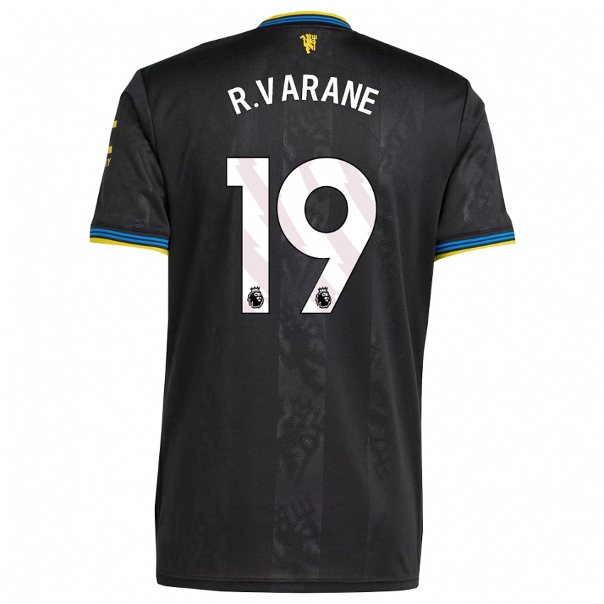 ילדים רפאל וראן #19 שחור צהוב כחול ג'רזי קיט שלישי 2025/26 חולצה קצרה