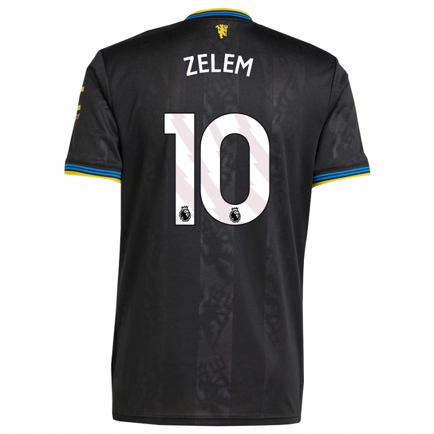 ילדים קייטי זלם #10 שחור צהוב כחול ג'רזי קיט שלישי 2025/26 חולצה קצרה