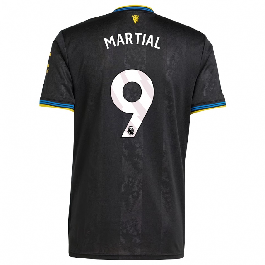 ילדים אנתוני מרסיאל #9 שחור צהוב כחול ג'רזי קיט שלישי 2025/26 חולצה קצרה