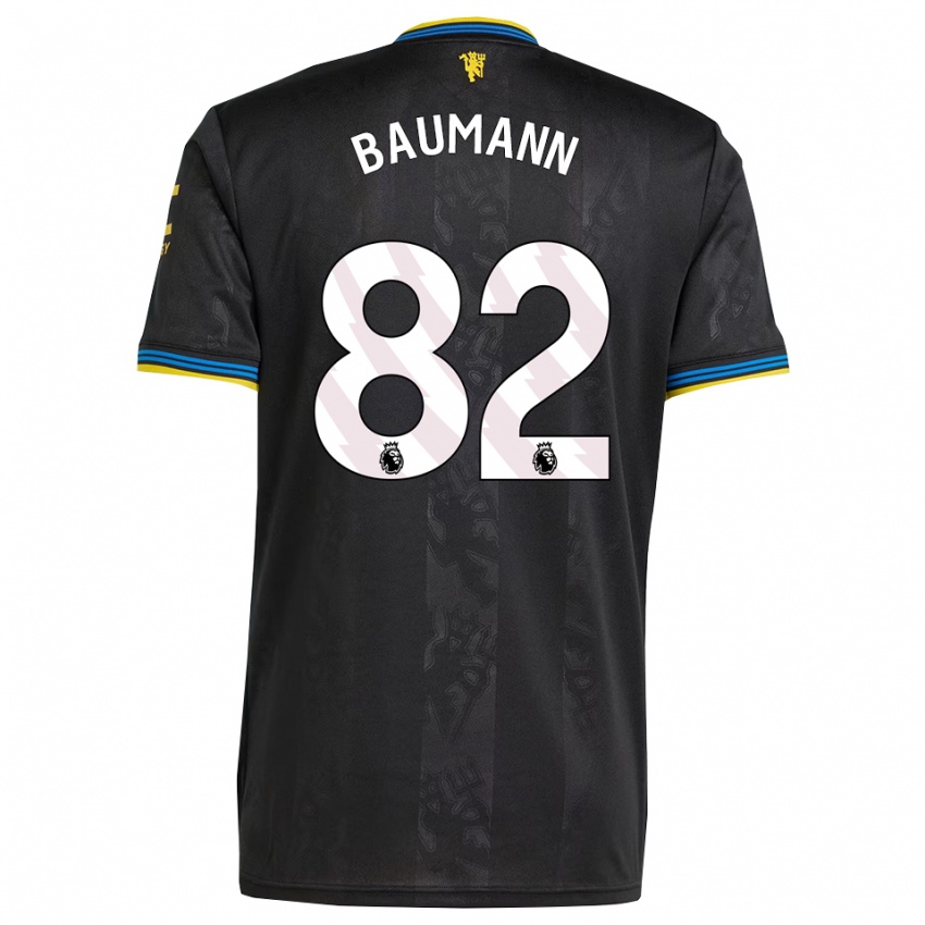 ילדים זך באומן #82 שחור צהוב כחול ג'רזי קיט שלישי 2025/26 חולצה קצרה