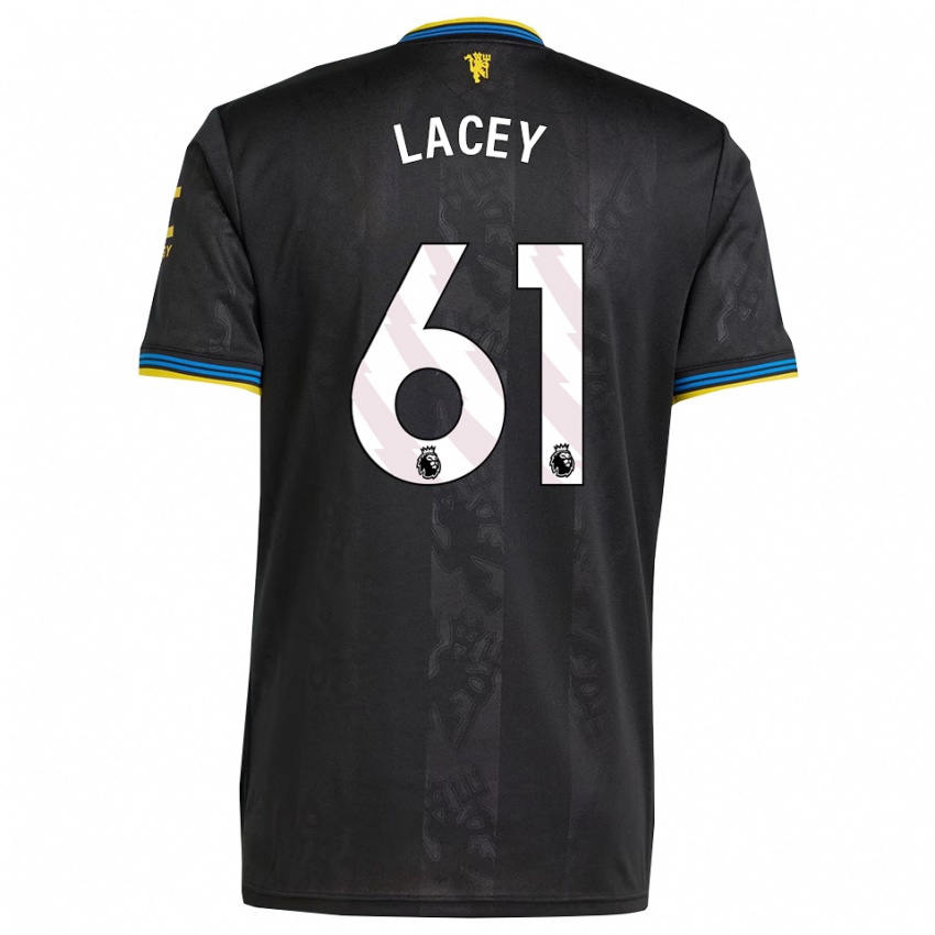 ילדים שיאה לייסי #61 שחור צהוב כחול ג'רזי קיט שלישי 2025/26 חולצה קצרה