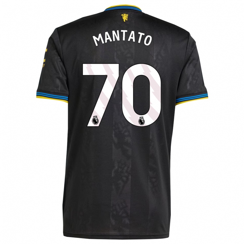 ילדים Bendito Mantato #70 שחור צהוב כחול ג'רזי קיט שלישי 2025/26 חולצה קצרה