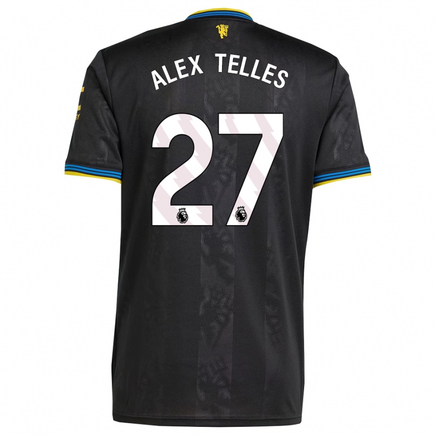 ילדים אלכס טלס #27 שחור צהוב כחול ג'רזי קיט שלישי 2025/26 חולצה קצרה