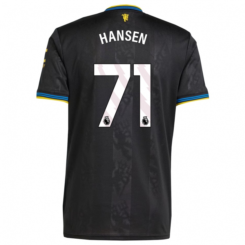ילדים איסק הנסן-אהרן #71 שחור צהוב כחול ג'רזי קיט שלישי 2025/26 חולצה קצרה