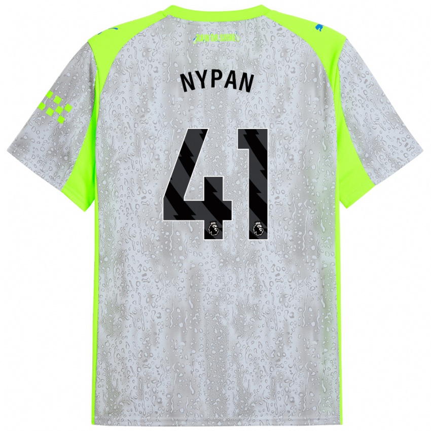 ילדים סוורה ניפאן #41 אפור צהוב ג'רזי קיט שלישי 2025/26 חולצה קצרה