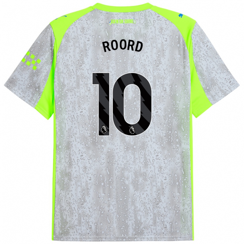 ילדים ג'יל רורד #10 אפור צהוב ג'רזי קיט שלישי 2025/26 חולצה קצרה