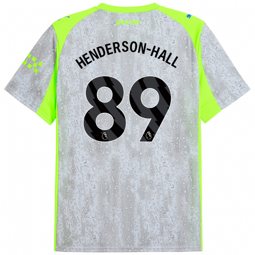 ילדים מת׳יו הנדרסון-האל #89 אפור צהוב ג'רזי קיט שלישי 2025/26 חולצה קצרה