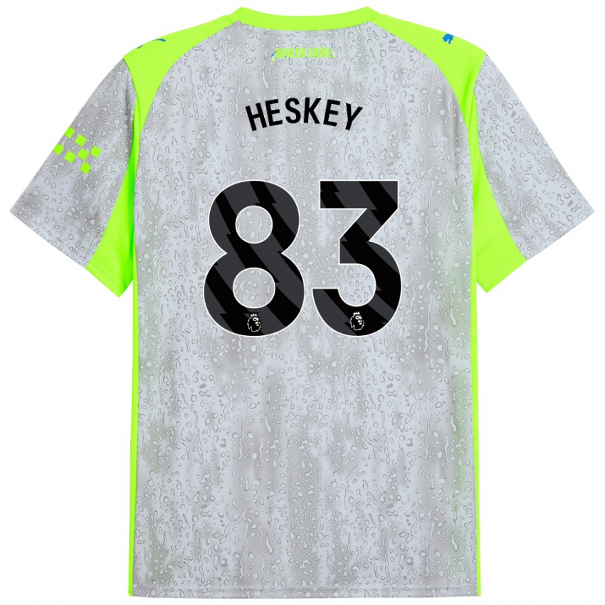 ילדים רייגן האסקי #83 אפור צהוב ג'רזי קיט שלישי 2025/26 חולצה קצרה