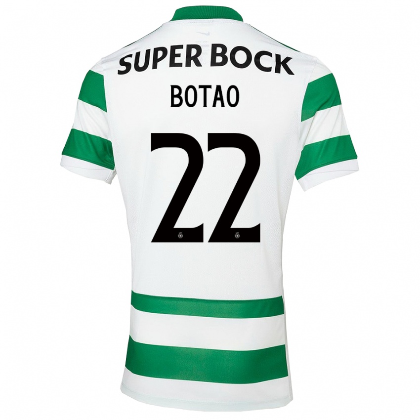 גברים כפתור מרטים #22 ירוק לבן ג'רזי ביתית 2025/26 חולצה קצרה