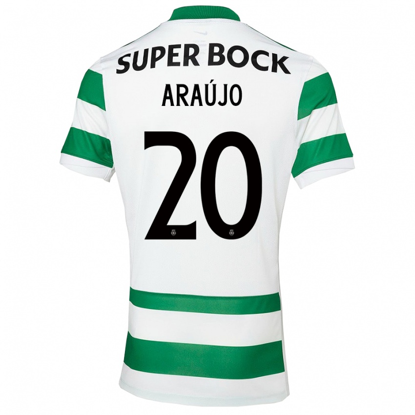 גברים מקסימיליאנו אראוחו #20 ירוק לבן ג'רזי ביתית 2025/26 חולצה קצרה