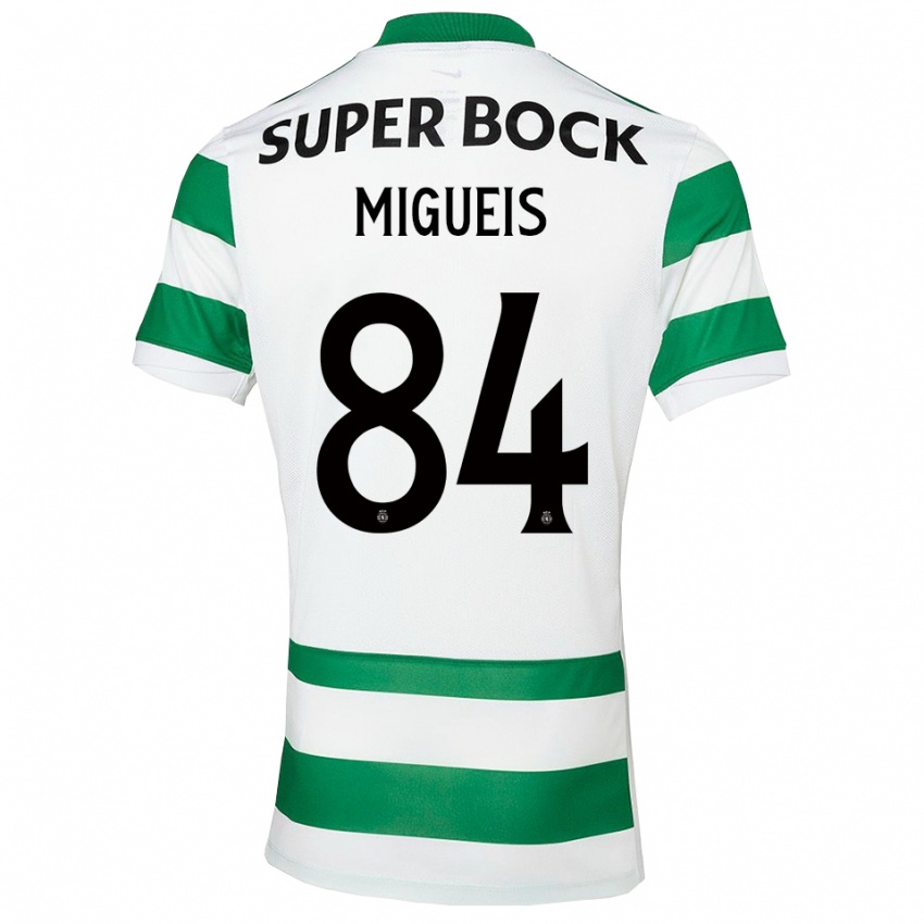 גברים פדרו מיגואיס #84 ירוק לבן ג'רזי ביתית 2025/26 חולצה קצרה
